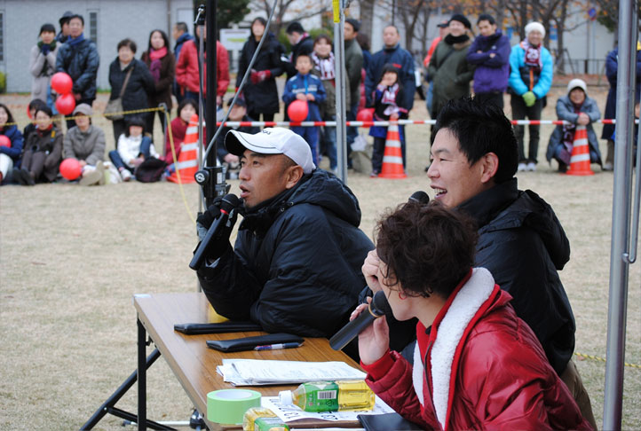 安達亮監督は大会委員長として、大運動会を盛り上げてくれました