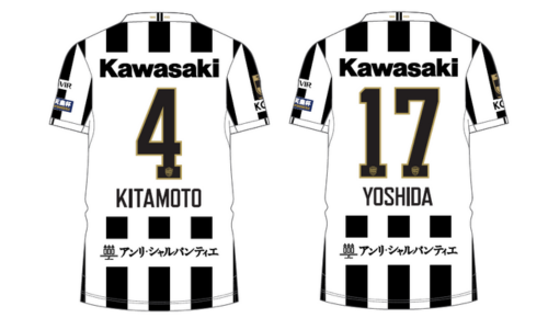 イニエスタ 退団記念日マーキング入りホームユニ ヴィッセル神戸 