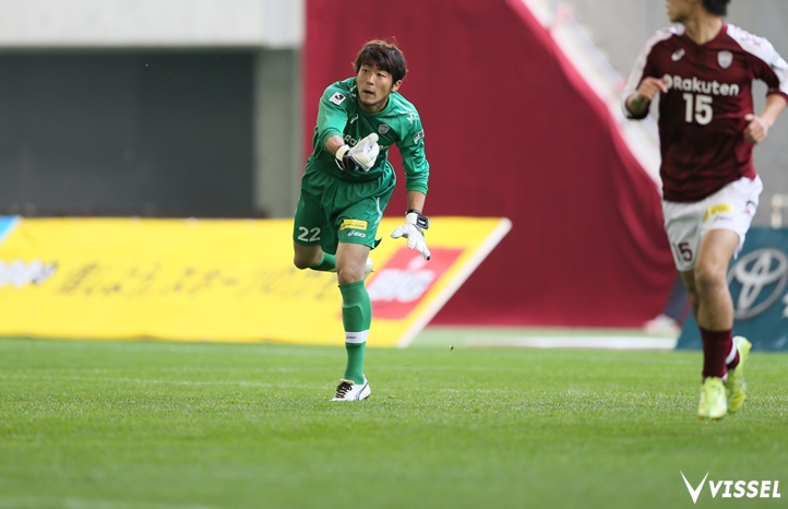 安定したセービングを見せた山本海人選手