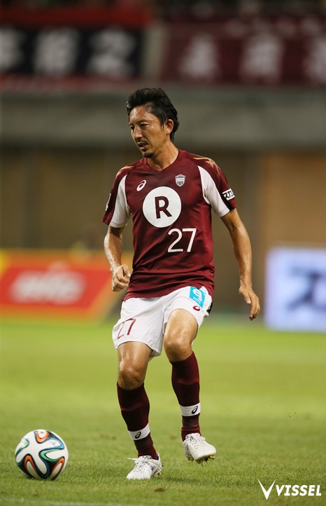 サイドバックでフル出場した橋本英郎選手