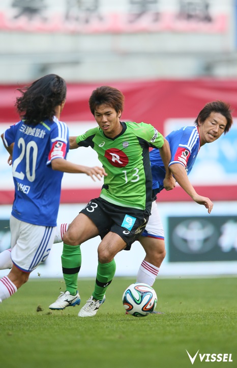 同点ゴールを決めた小川慶治朗選手