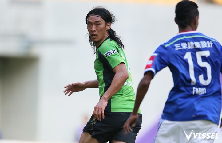 勝利への激しい闘志を見せた増川隆洋選手