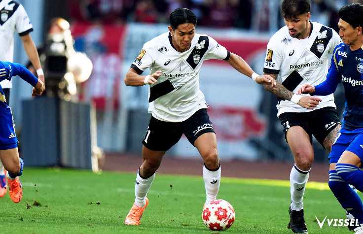 天皇杯 2025 公式試合球　町田ゼルビア　ヴィッセル神戸 ヴィッセル神戸 天皇杯2年連続の優勝逃す - サンテレビニュース