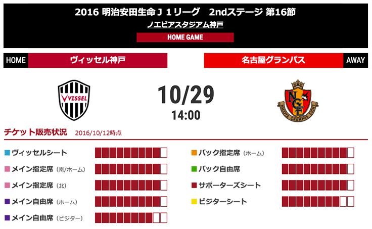 ヴィッセル神戸 ニュース/レポート : 10/29（土）vs.名古屋