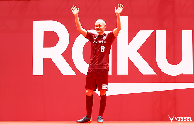 ヴィッセル神戸 ニュース/レポート : イニエスタ選手ウェルカム