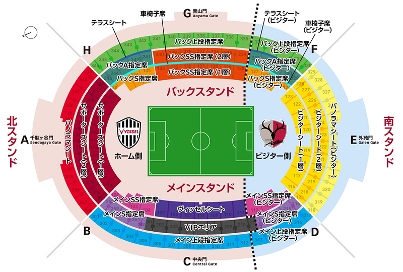 ヴィッセル神戸　ユニフォーム　国立競技場　新品　未使用