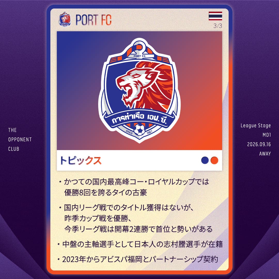 ポートFC｜トピックス