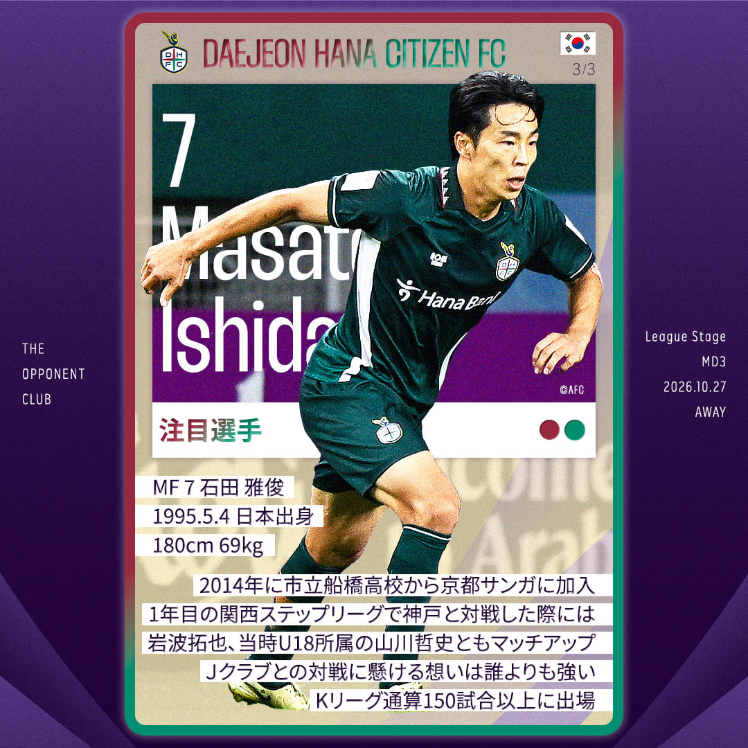 大田ハナ・シチズン｜注目選手