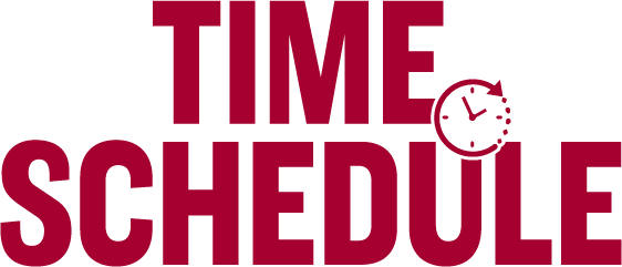 time schedule