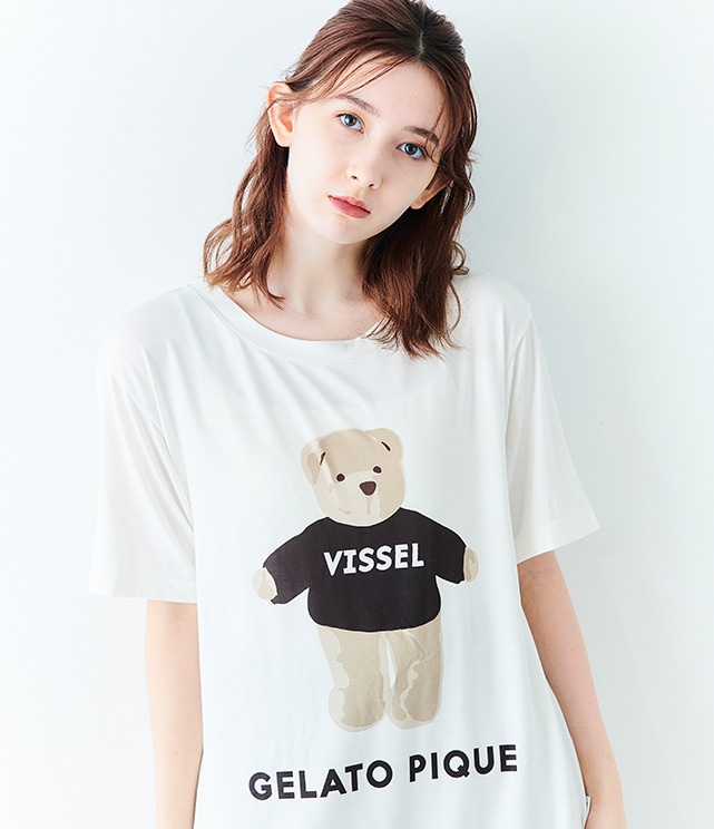 【GELATO PIQUE｜VISSEL KOBE】ベアワンポイントＴシャツ