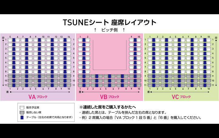 座席レイアウト