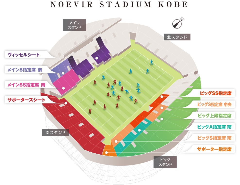 ヴィッセル神戸 チケット シーズンシート22 座席 料金